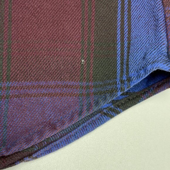 Vintage Five Brother Flannel Shirt Mens Medium 21.5x26.5 Heavyweight USA - Picture 5 of 13